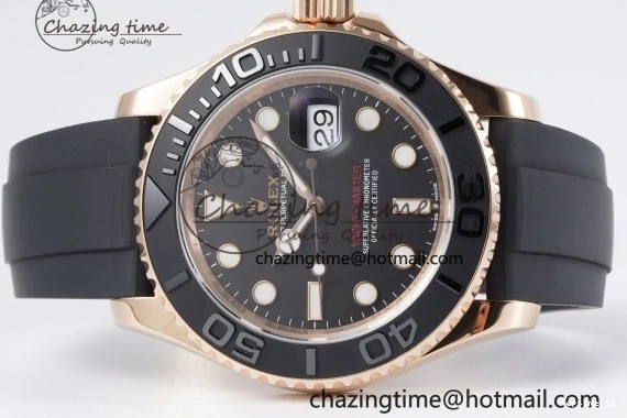 0107 ZeroBulk Yacht-Master 126655 VSF 1:1 Best Edition Black Ceramic Bezel on Oysterflex Rubber Strap VS 2026